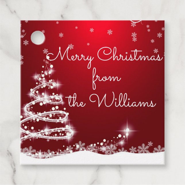 Juletiketter Gåvor Etiketter (Framsida)