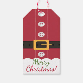 Juletiketter | JULTOMTEN KOSTYM Presentetikett