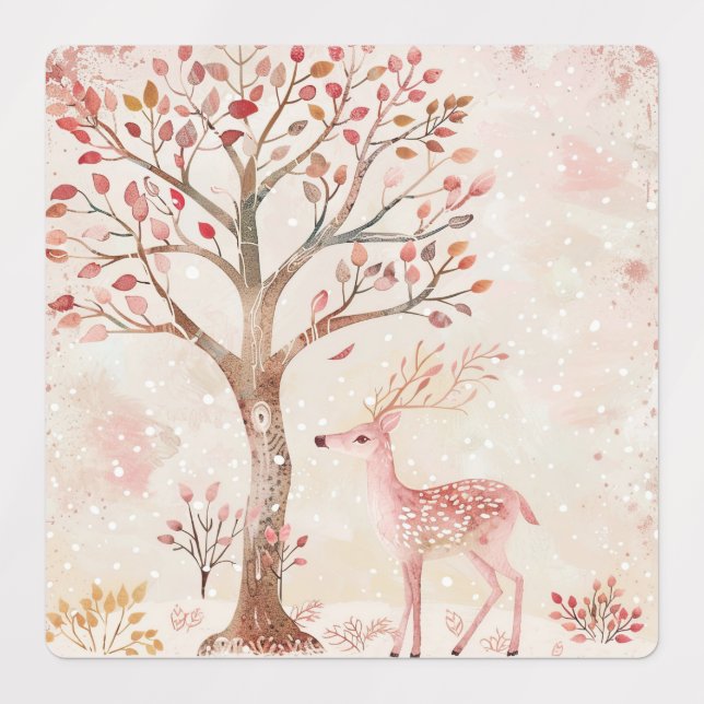 juletiketter klistermärke (Design 3)