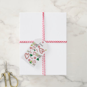 Juletiketter Noel Presentetikett
