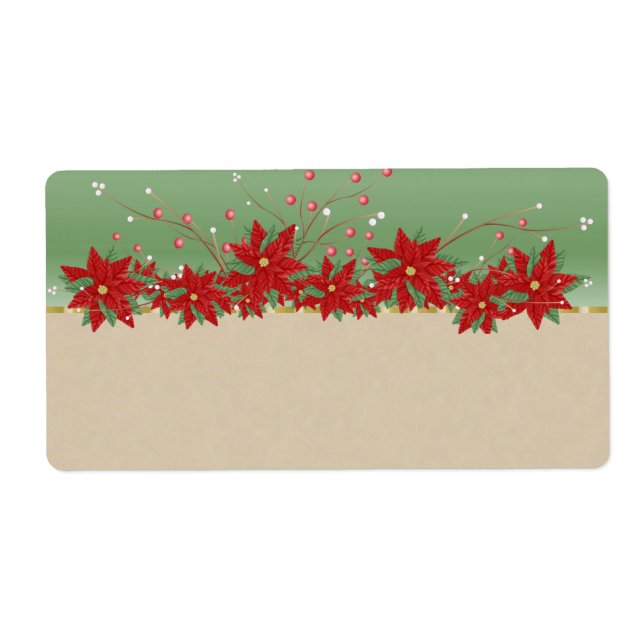 Juletiketter - stor fraktsedel (Framsidan)