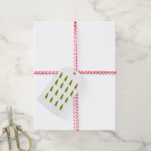 juletiketters Elf Presentetikett