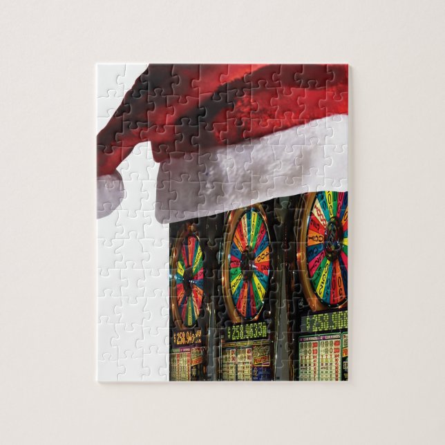 Julfack Maskin Pussel (Vertikal)