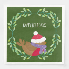 Julfågel på Gren Pappersservett