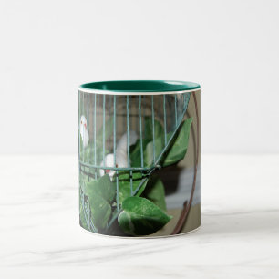 Julfåglar Två-Tonad Mugg