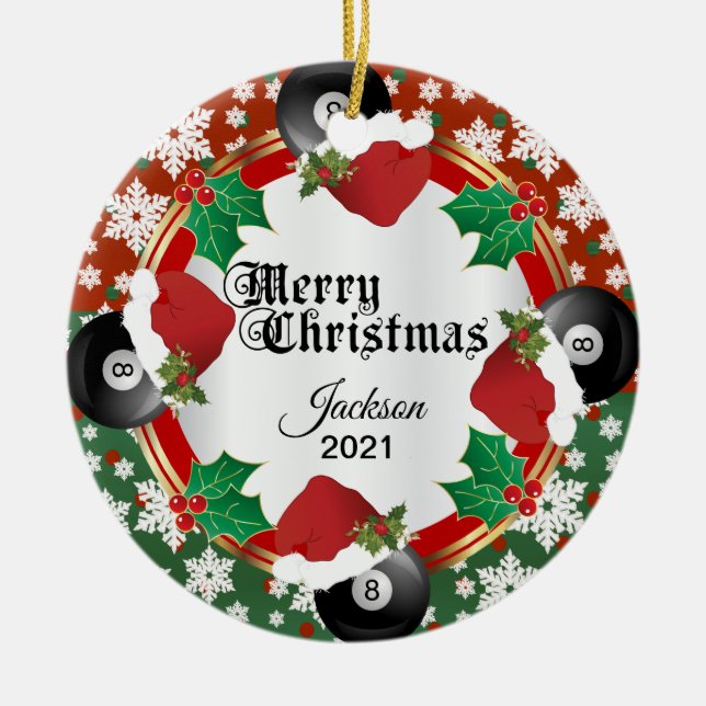 Julfaktureringsdesign Julgransprydnad Keramik (Framsidan)