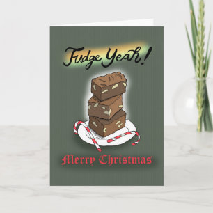Julfam, underbart Helgdag Food Hälsning Kort