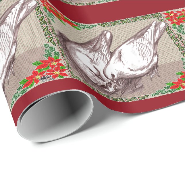 Julfamilj Presentpapper (Rullad Hörn)