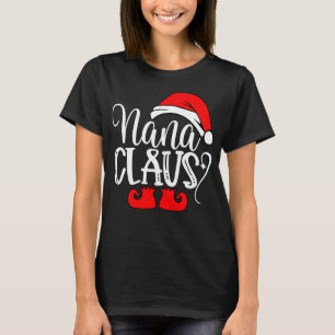 julfamiljegåvor från Nanna Santa Nana Clau T Shirt