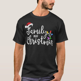 Julfamiljen 2022 Kute-familjen Jul 2022 T Shirt