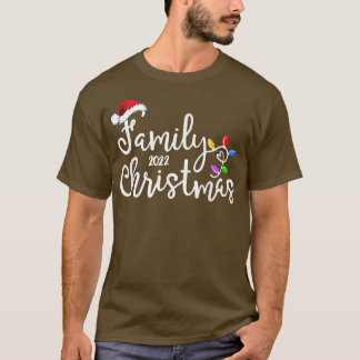 Julfamiljen 2022 Kute-familjen Jul 2022 T Shirt