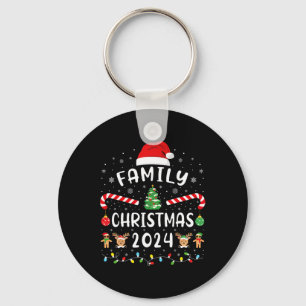 Julfamiljen 2024 Elf Squad Santa Julafton Helgdag Nyckelring