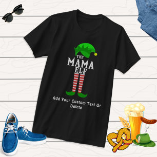 Julfamiljen i Mamma ELF matchar Elf T Shirt