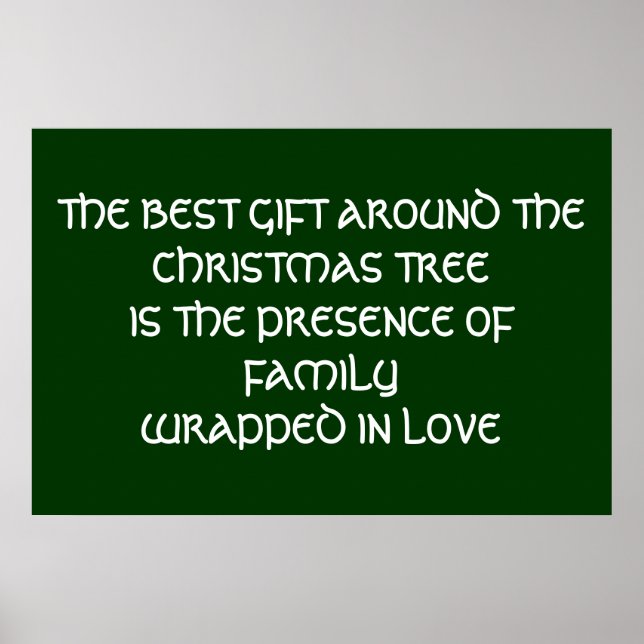 Julfamiljen Kärlek Poster (Framsidan)