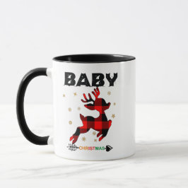 Julfamiljen Matchar Pajamas Reindeer Baby Mugg