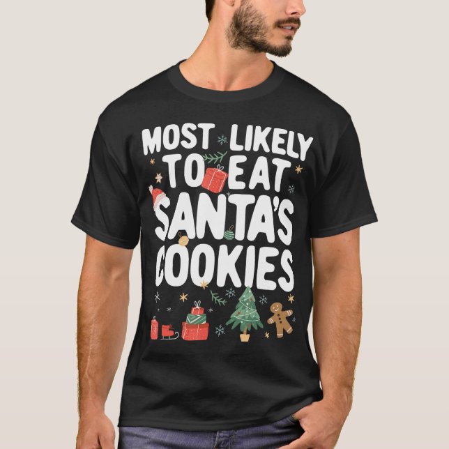Julfamiljen matchar troligast tomten t shirt (Framsida)