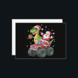 Julfamiljen Matching Santa Lastbil Dinosaur Julkort<br><div class="desc">Julfamiljen Matching Santa Lastbil Dinosaur Boys</div>