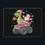 Julfamiljen Matching Santa Lastbil Dinosaur Vykort<br><div class="desc">Julfamiljen Matching Santa Lastbil Dinosaur Boys</div>