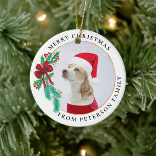 Julfamiljen Namn Photo Julgransprydnad Keramik