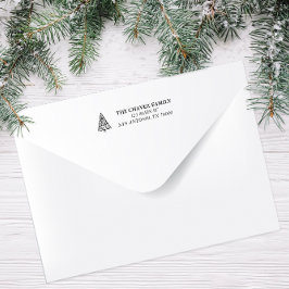 Julfamiljen Namn Returadress Självfärgande Stämpel
