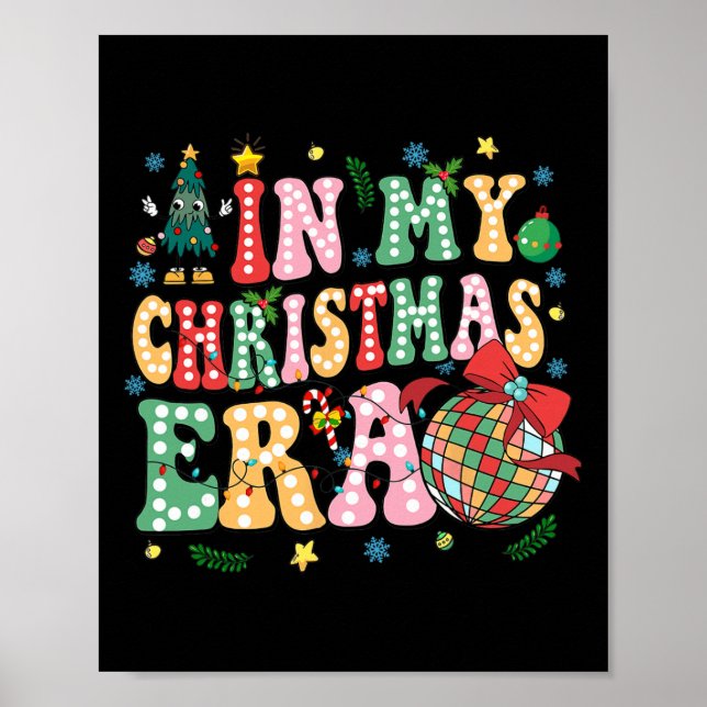 Julfamiljen Pajamas i min jultid Julafton Poster (Framsidan)