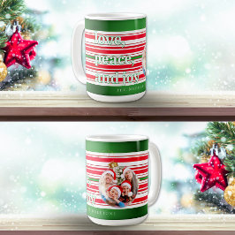 Julfamiljen Photo Kärlek Peace Joy Helgdag Kaffemugg