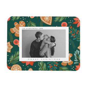 Julfamiljen Photo Merry Magnet