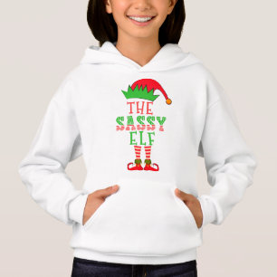 Julfamiljen Sassy Elf Matching Pajama T Shirt