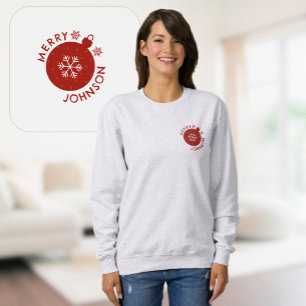 Julfamiljen Snowflake-Personlig T Shirt