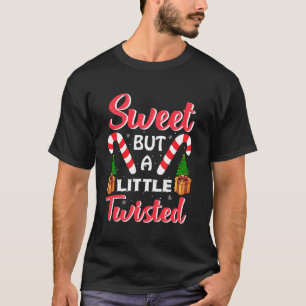 Julfamiljen Söt men lilla Twisted Pajama T Shirt