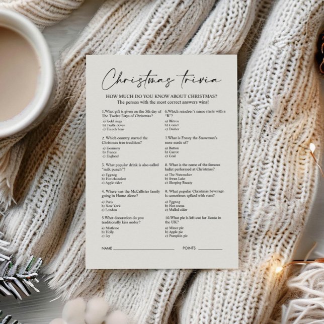 Julfamiljen Trivia-spel (Skapare uppladdad)