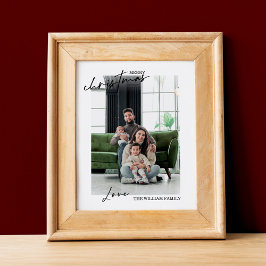 Julfamiljens foto Poster och skriver ut