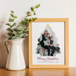 Julfamiljens foto Poster och skriver ut