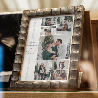 Julfamiljens foto Poster och skriver ut
