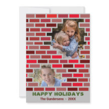 Julfamiljens kollage Bricks