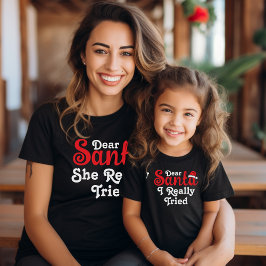 Julfamiljens Personlig, underbart Santa Kid T Shirt