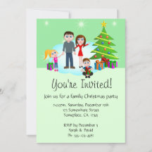 Julfamiljspartiets inbjudningar till Inbjudan