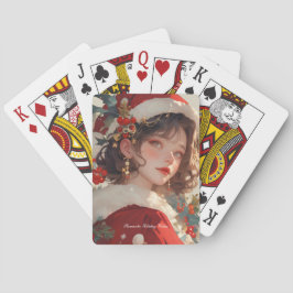 Julfantasi: Romantiska Helgdag Poker-kort Casinokort