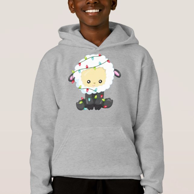 Julfår, Ljus, Cute Sheep T Shirt (Framsida)