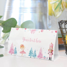 Julfär Nutcracker Födelsedag - ort Placeringskort