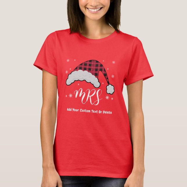 Julfar SantaClaus Julpar Matching Pyjamas T Shirt (Framsida)