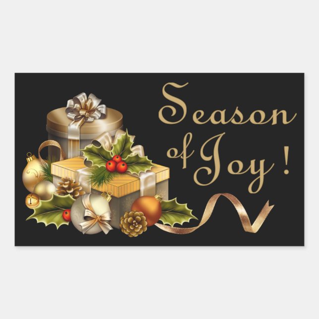 Julfären - SRF Rektangulärt Klistermärke (Framsida)