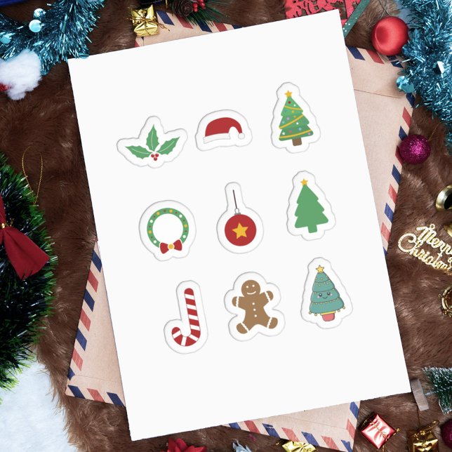 Julfärer Klistermärken (Christmas Stickers Set)