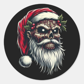 Julfärer Runt Klistermärke