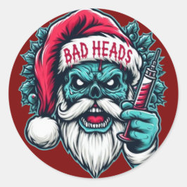 Julfärer Runt Klistermärke