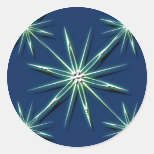 Julfärer Runt Klistermärke (Framsida)