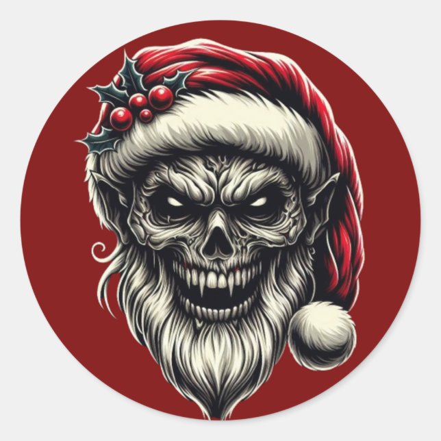 Julfärer Runt Klistermärke (Framsida)