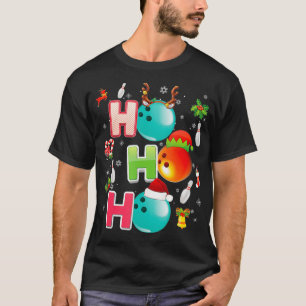 Julfårfunny Ho Ho Ho Bowling Pajama Santa Kärlek T Shirt