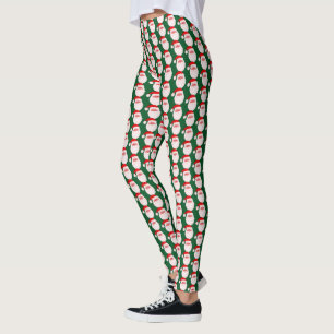 Julfärg, ansikte-balkar leggings