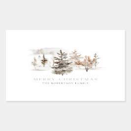 Julfärg Vinterfärg - liggande etikett